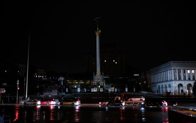 Київ без світла. Фото: Віталій Носач