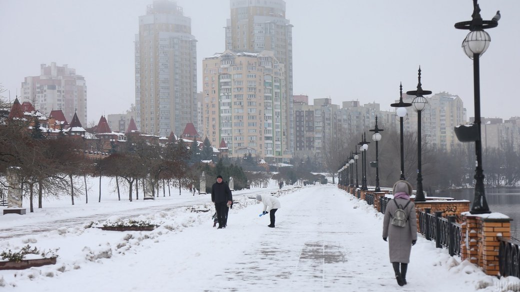 Зимовий Київ. Фото: Уніан