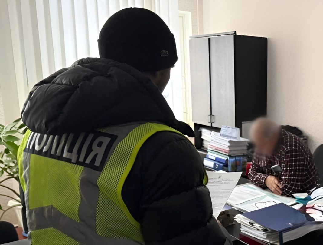 Директор інтернату, який підозрюється в розтраті коштів. Фото: поліція Києва